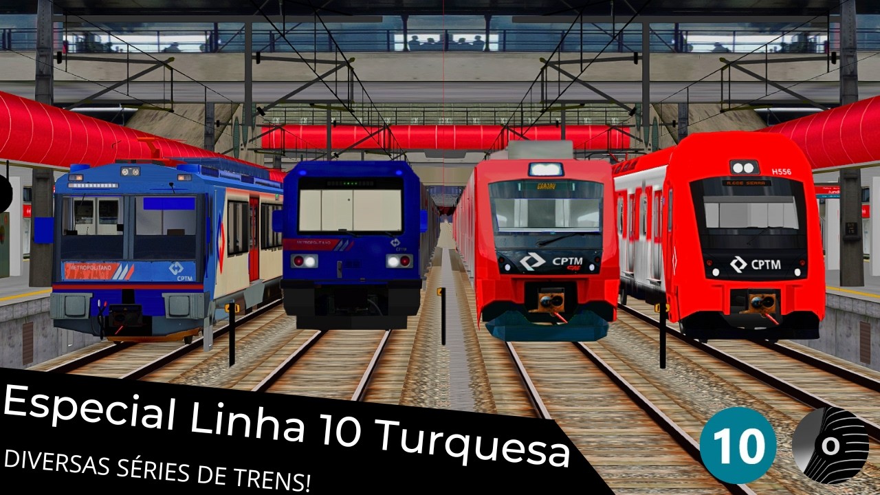 OpenBVE - ESPECIAL LINHA 10 TURQUESA da CPTM!