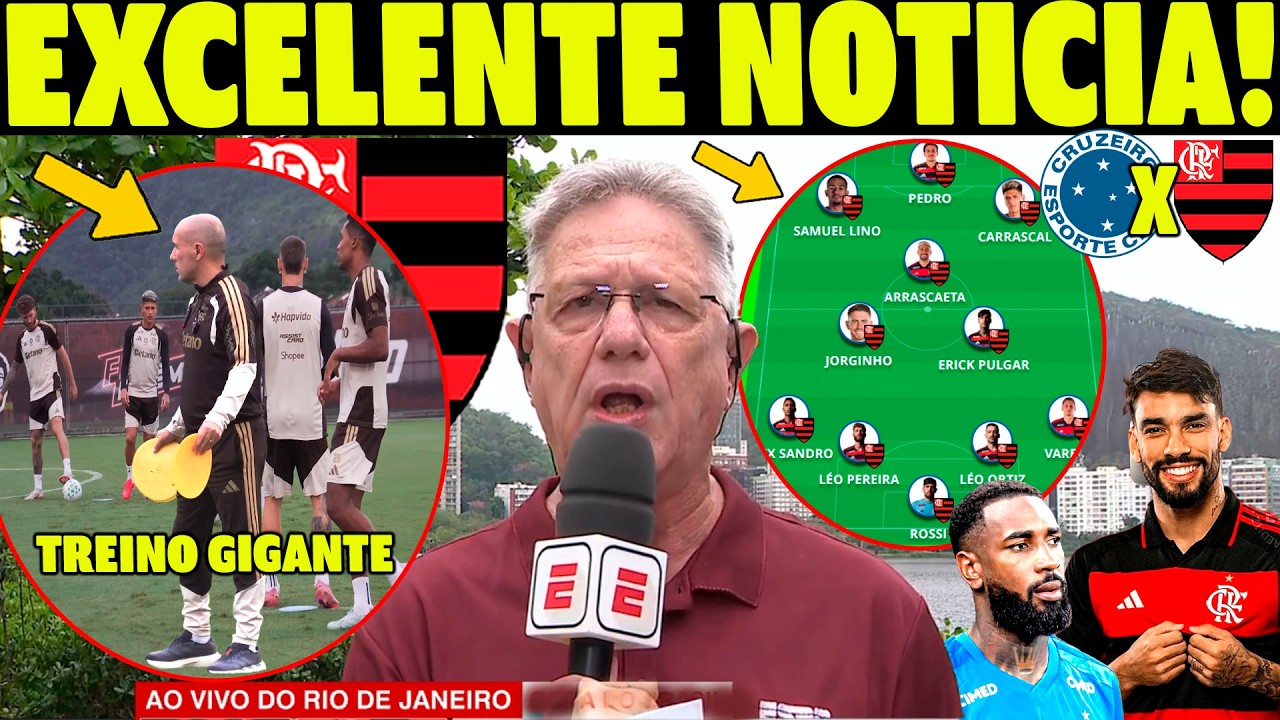 AGORAA!! CICERO MELO CONFIRMOU NOVIDADES NO FLAMENGO! L. JARDIM FAZ MUNDANÇAS FLAMENGO X CRUZEIRO