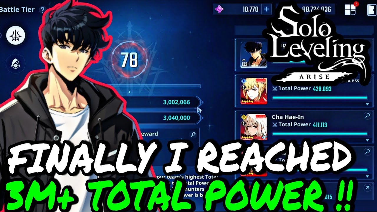 FINALLY I REACHED 3M+ TOTAL POWER 💀🤯|| SOLO LEVELING ARISE 🥰