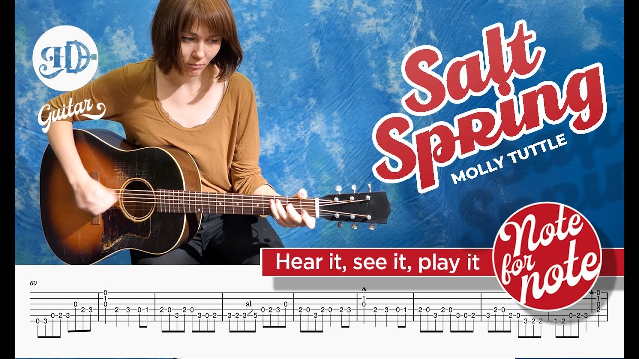 Hugh D Guitar • Molly Tuttle “Salt Spring” 🟥 Note-for-Note + Full free TAB