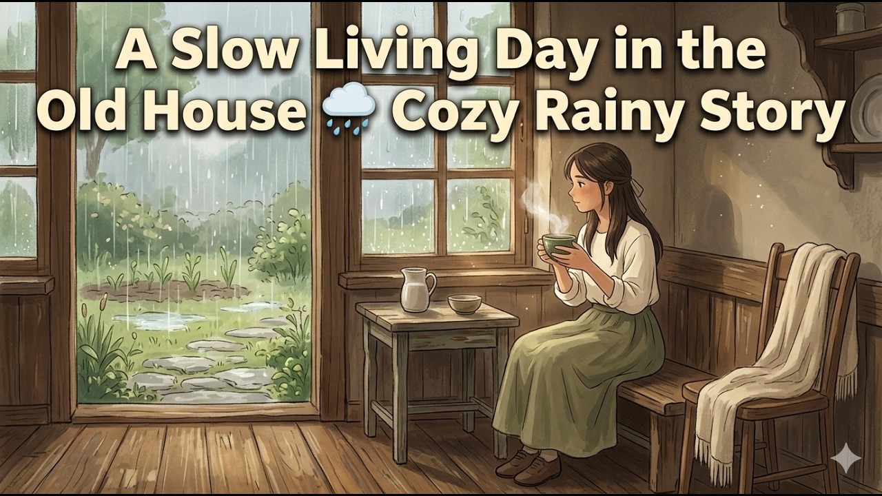 Sitting in the First Spring Rain 🌧️ | A Quiet Story of Healing & Home