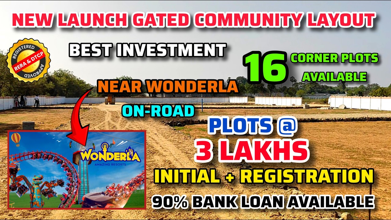 plots for sale near Chennai Wonderla | land for sale near Wonderla Theme Park