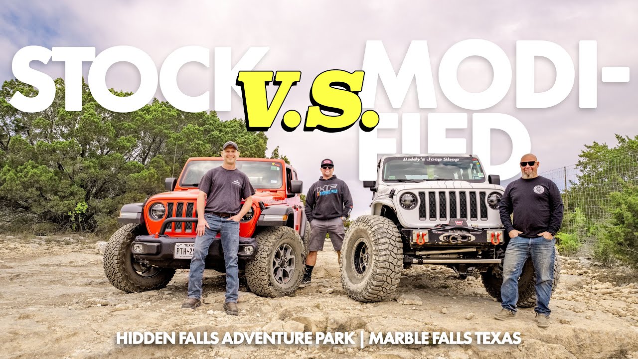 Stock VS EXTREME Modified Jeep | Hidden Falls Adventure Park