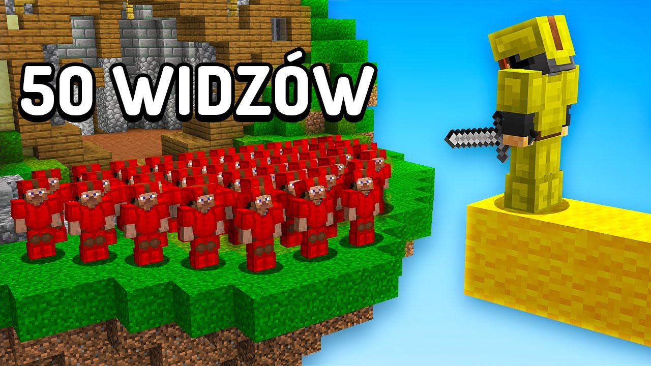 FOMMY VS 50 WIDZ&Oacute;W NA BEDWARS