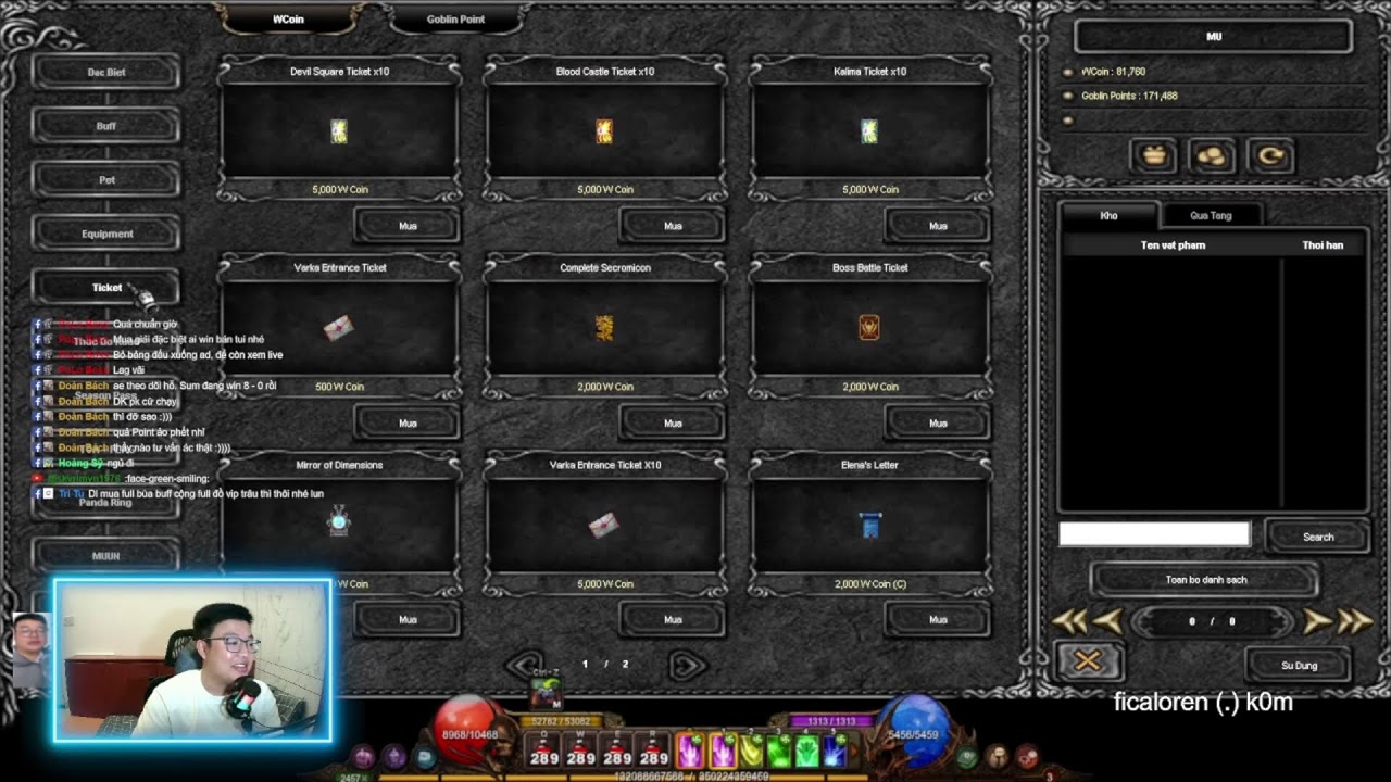 CHƠI GAME LẠI THÔI | 23/02/2026 | MU ONLINE SEASON 21 | FICALOREN.COM