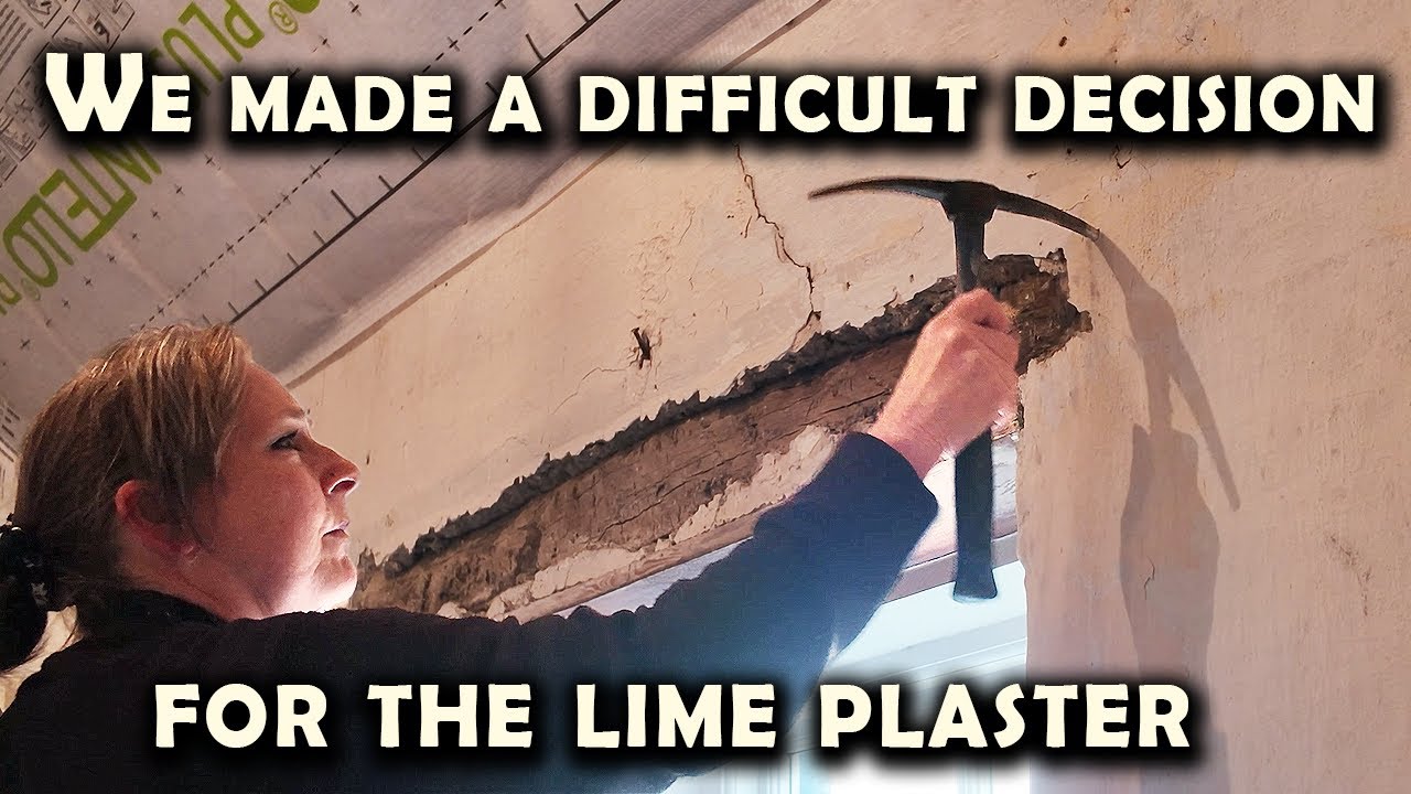 We Made A Difficult Decision for the Lime Plastered Walls in our Farmhouse Bedroom Restoration