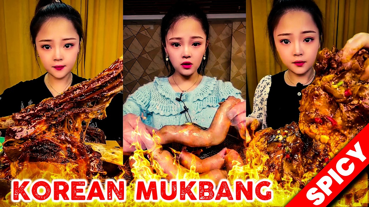 #ASMR #SPICY #FIRE #NOODLES #SPICY #SEAFOOD #MUKBANG #EATINGSOUNDS | KOREAN EATING SHOW | EATINGASMR