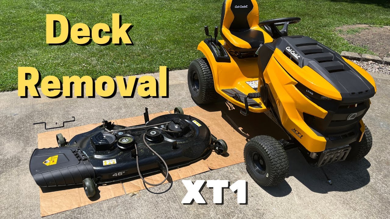Cub Cadet XT1 Enduro | How to Remove Your Deck / Put it Back On