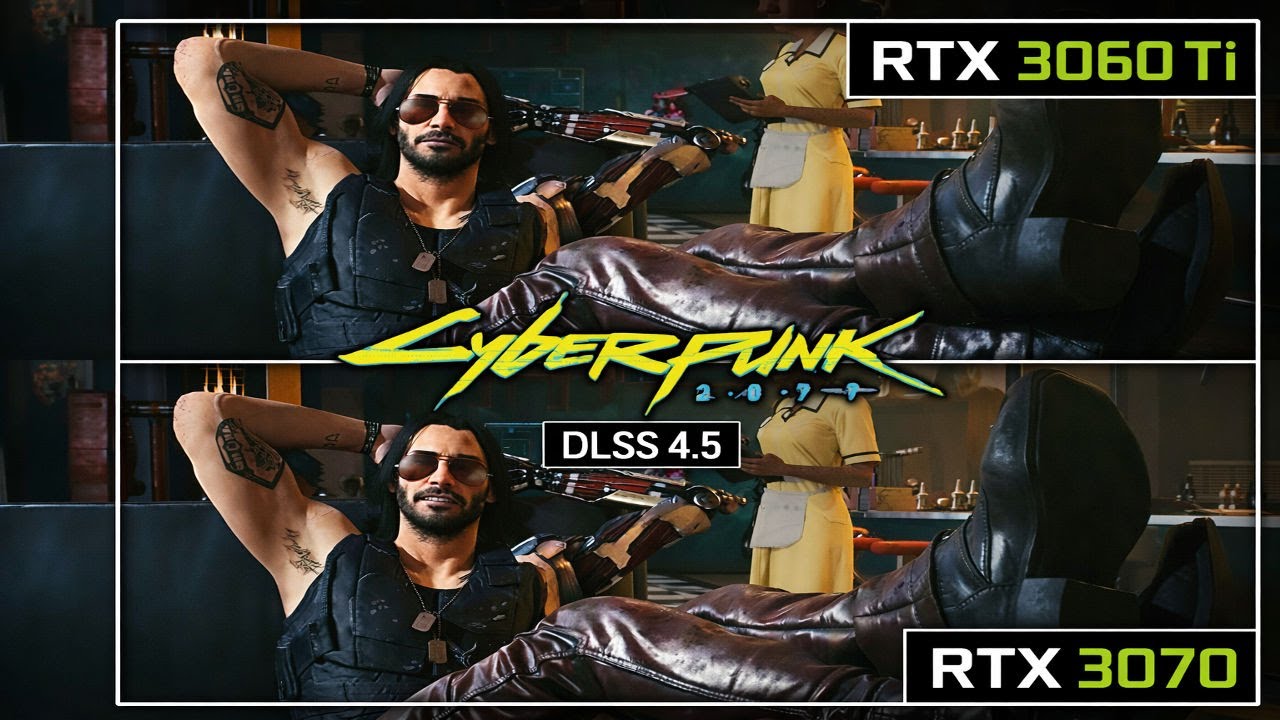 Cyberpunk 2077 DLSS 4.5 — RTX 3060 Ti vs RTX 3070 (Does It Look Better?)