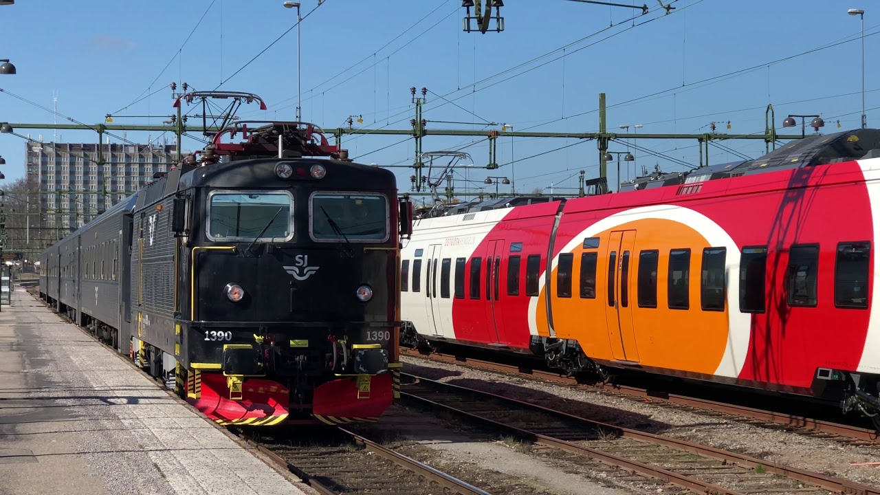 Svenska tåg del 7 - Norrköping Centralstation
