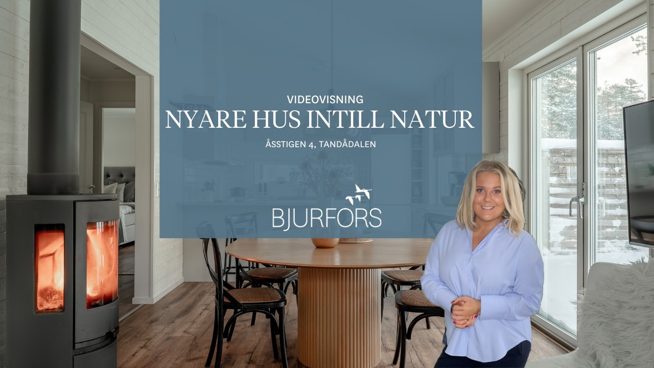 Ljus enplansvilla i Tandådalen med naturnära skidläge, hög vardagskomfort, bastu och braskamin