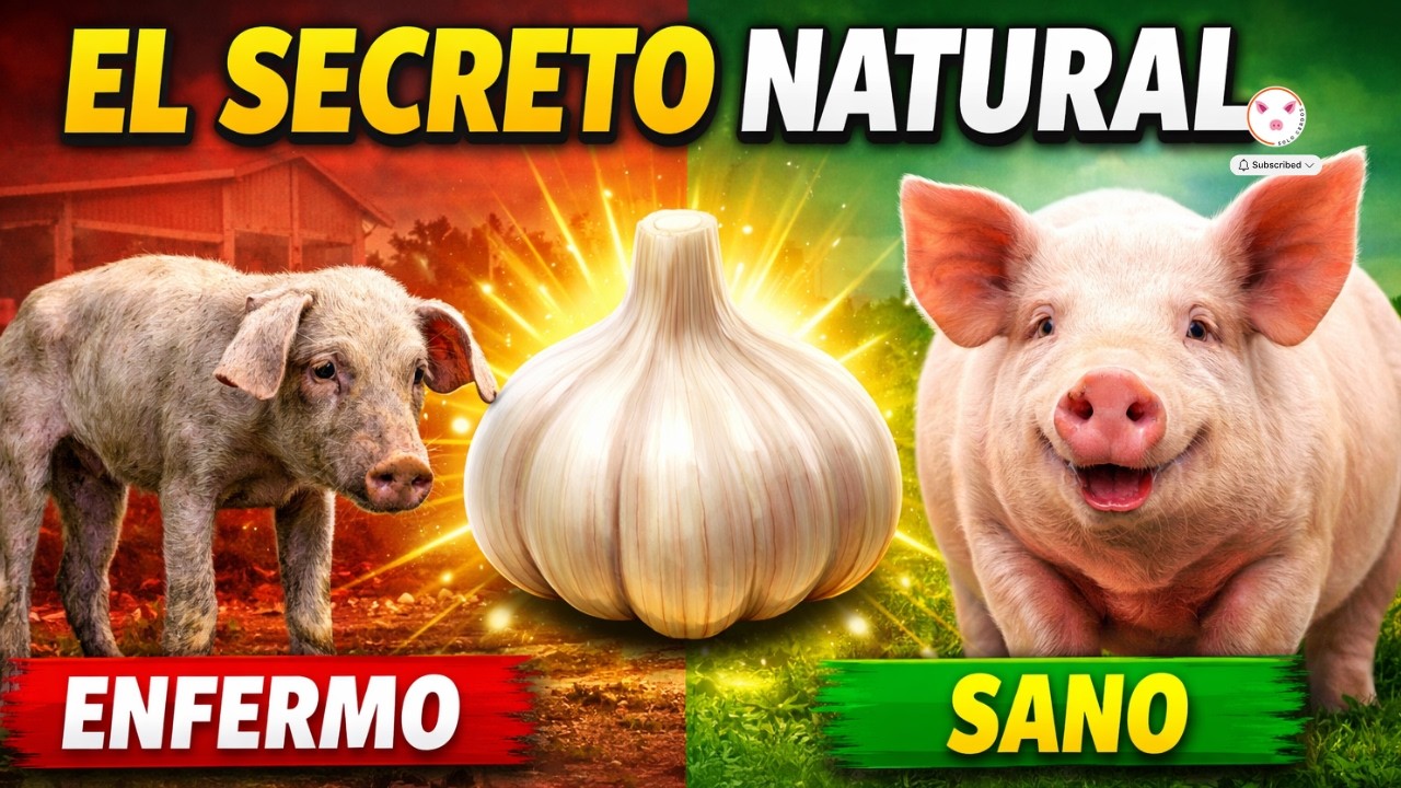 🐷💰 El SECRETO del AJO en Cerdos: Más Sanos, Más Gordos y Menos Medicinas💰🐷