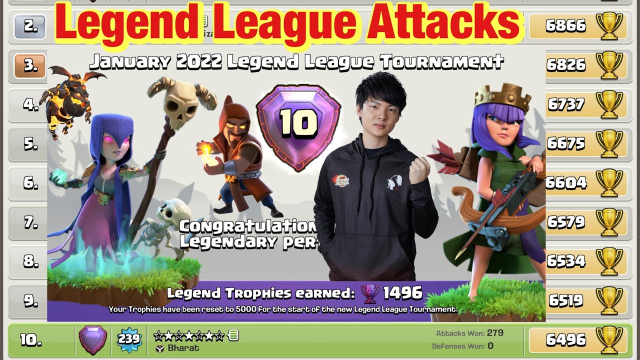 Legend League Attacks February Season Day2 Blizzard Lalo