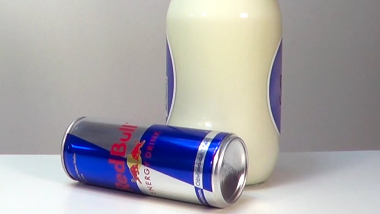 Red Bull and Milk Experiment