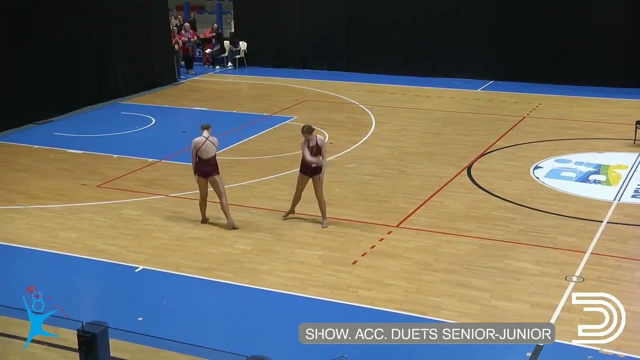 NBTA Europe Majorettes Competition - Lignano 2019 - Showtwirl  Duet Senior - Martin/Martin - ENGLAND