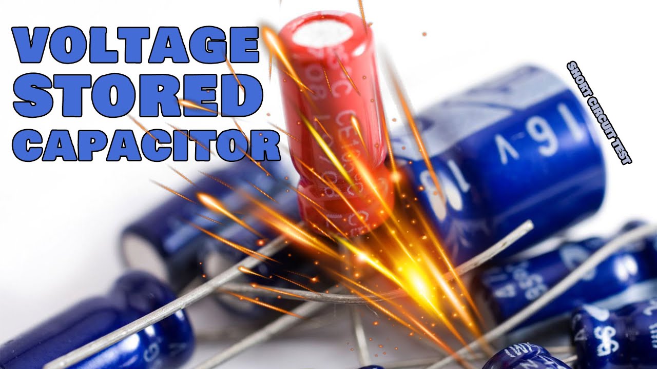 What is the voltage stored in the capacitor?