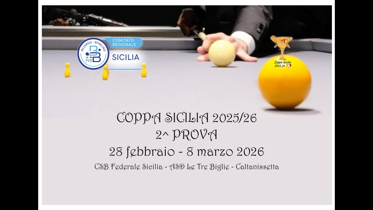 2^ PROVA COPPA SICILIA 2025/26 - CORSO M. vs LA MANTIA G.