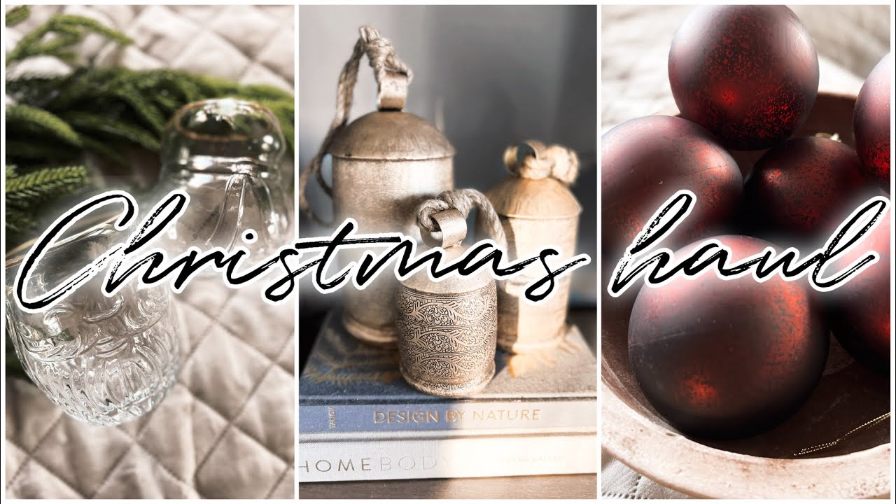 Christmas Decor Haul! High End Aesthetic Finds | Amazon | Anthropologie | Kirklands | TJ Maxx