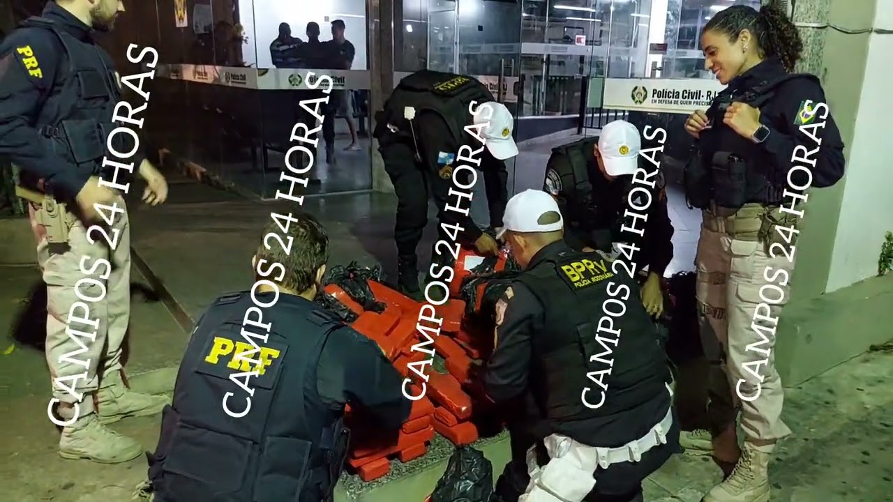 BPRV E PRF PRENDE 100 KILOS DE MACONHA