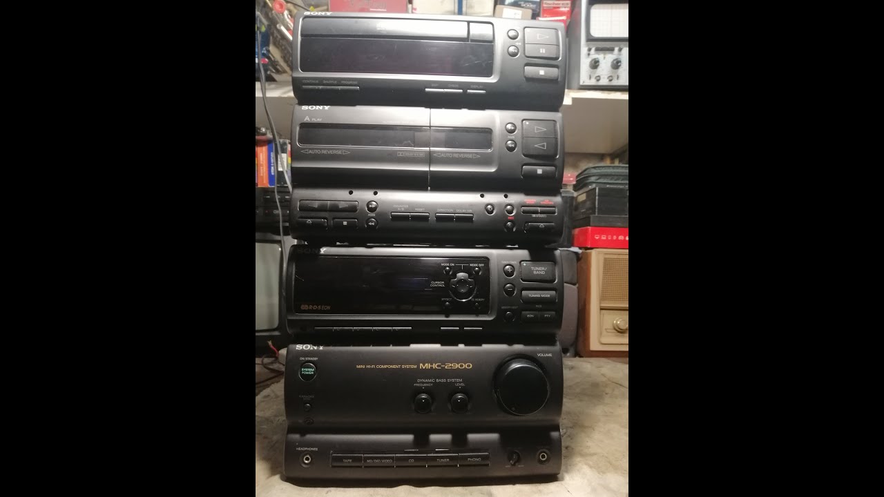 #148 Sony MHC 2900.  Riparazione CD e Cassette.