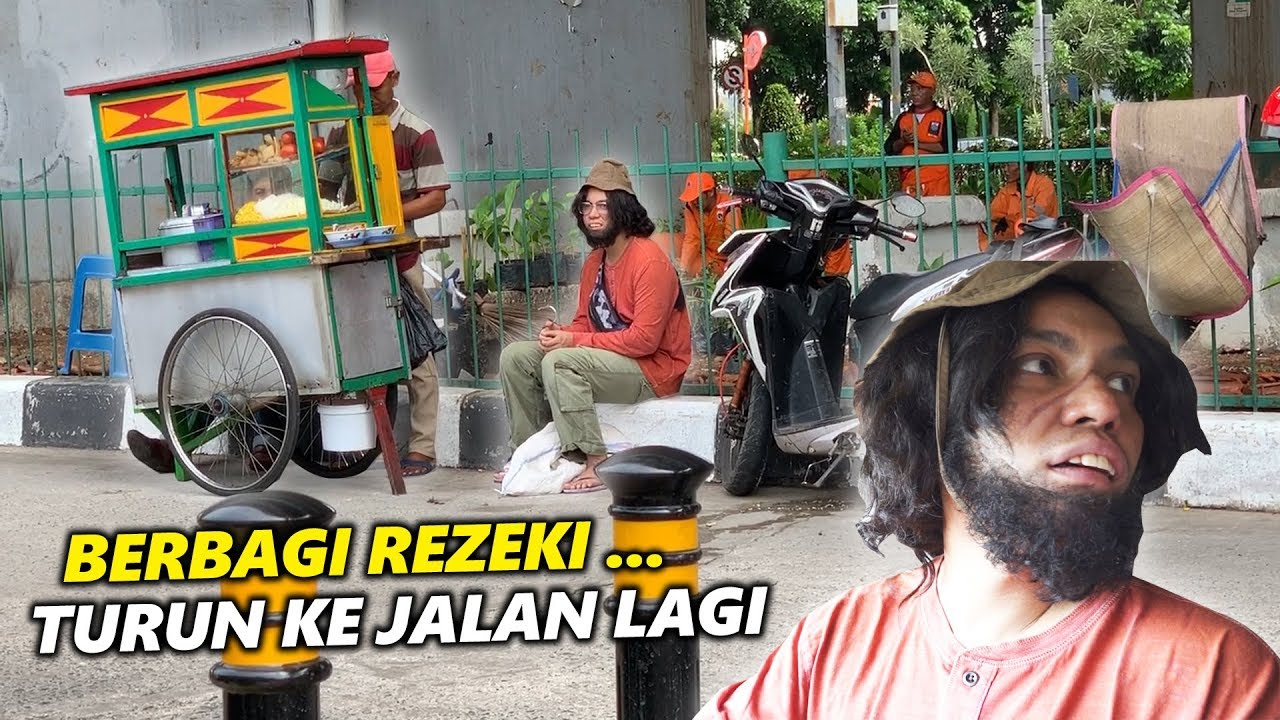 LAGI JADI PENGEMIS .. HP BUNYI KENCENG !! SI OTONG VERHOEVEN LUPA SILENT HP !!
