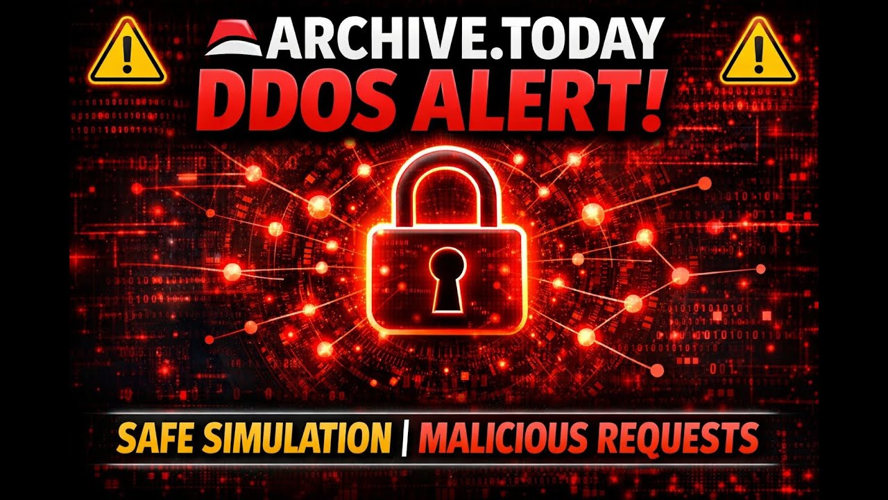 Archive.today Under Fire: DDoS Abuse, Hidden Traffic & a Dangerous Lack of Accountability