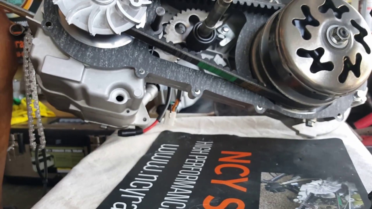 Как установить крышку вариатора GY6 на комплект SSP-G 180cc POWER KIT, часть № 1