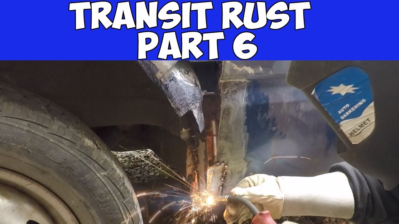 Part 6 Rusty Ford Transit Mk6 Rear Wheel Arch Patch