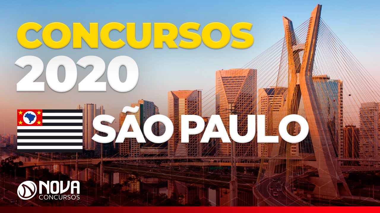 Concursos 2020 - S&atilde;o Paulo