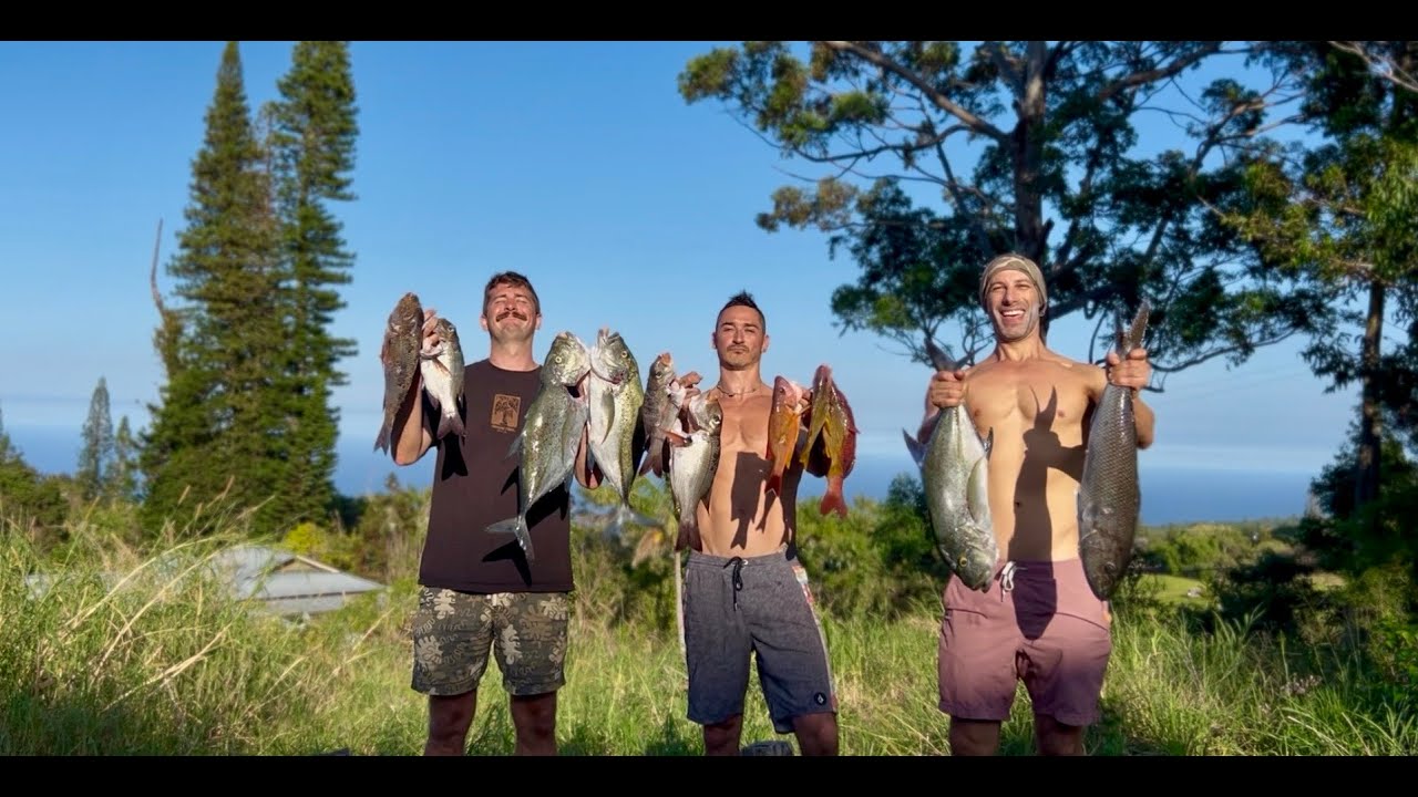 Spearfishing for my deepest mu yet from kayaks in Hawaii for a special occasion -catch & feast-