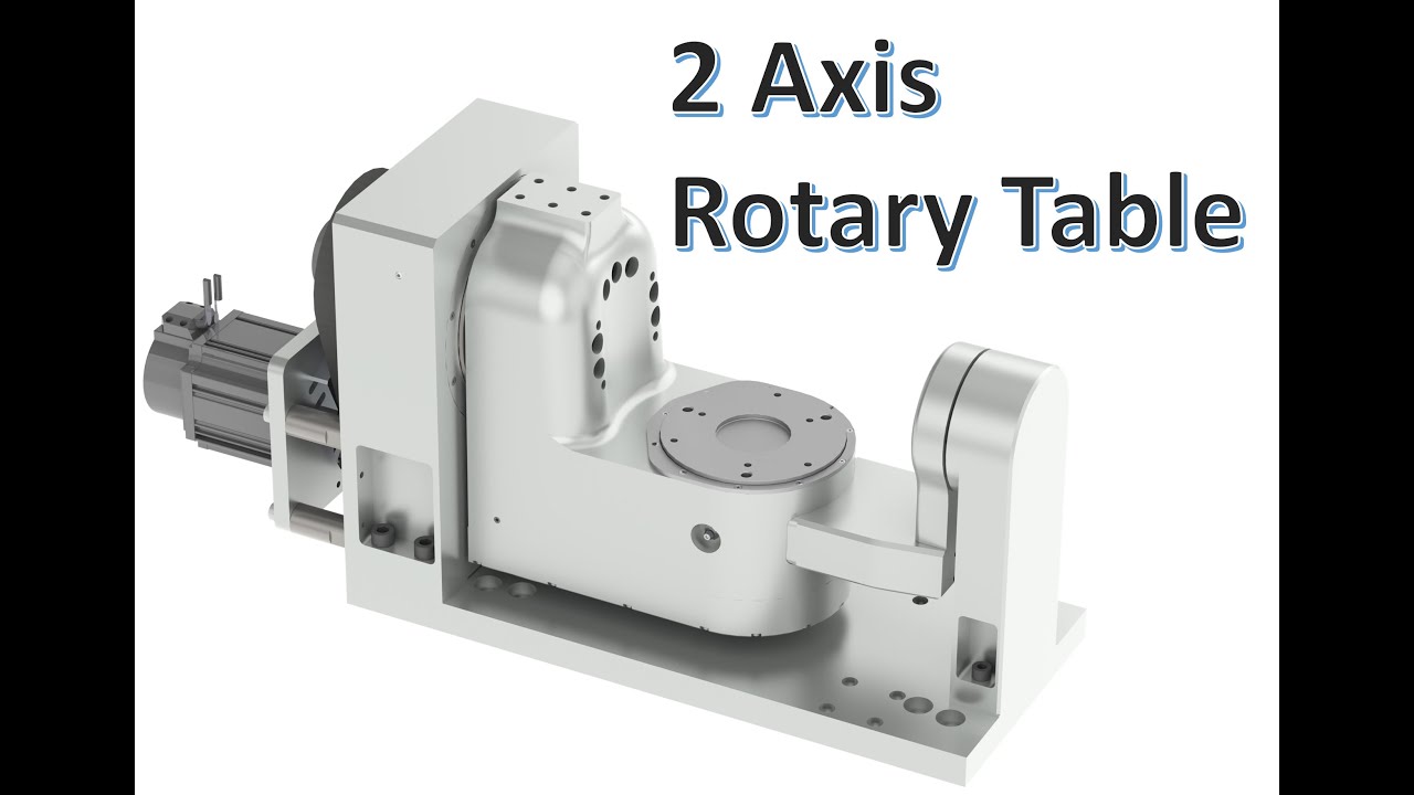 DIY CNC Mill: 2 Axis Rotary Table with AC Servo Motors