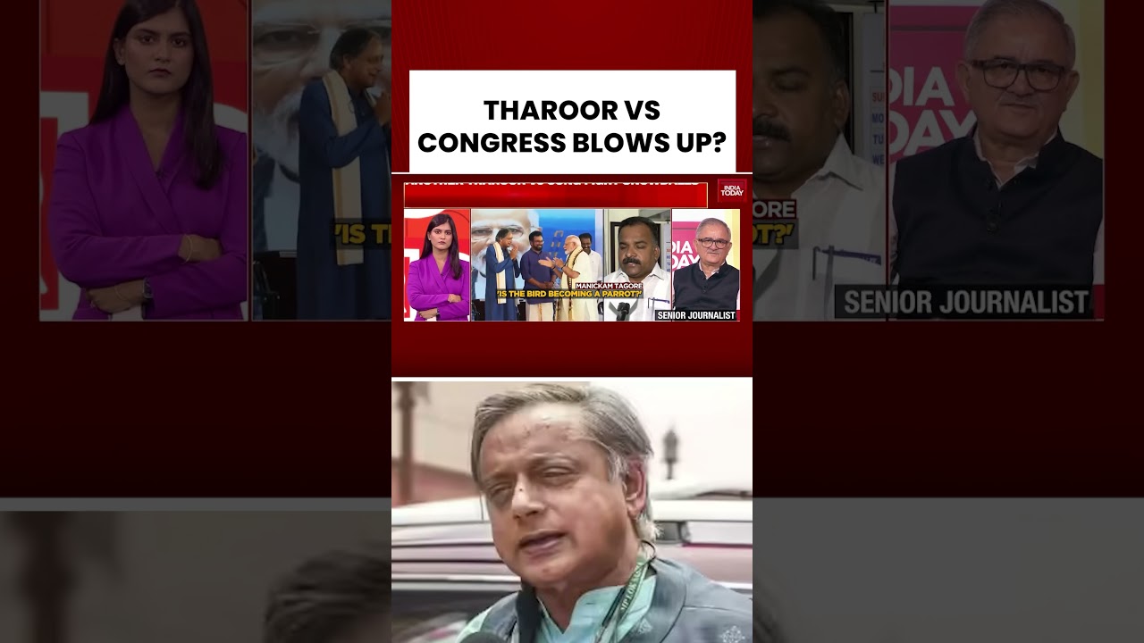 Congress vs Tharoor: Kerala Leaders Tell MP To Give Up Party Posts Or Fall In Line | India Today