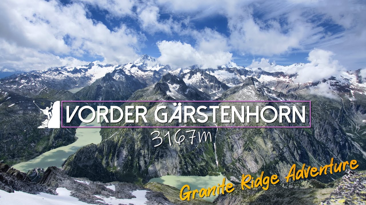 Scrambling the Vorder Gärstenhorn 3167m | Granite Ridge Adventure from Grimselpass | Hidden Lake