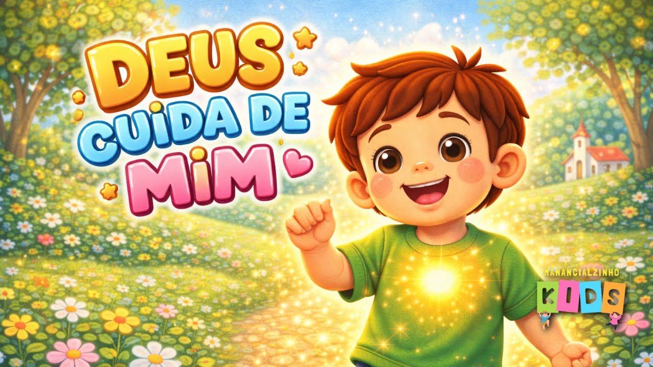 Deus é Bom | Louvor Infantil Cristão Animado | Manancialzinho Kids