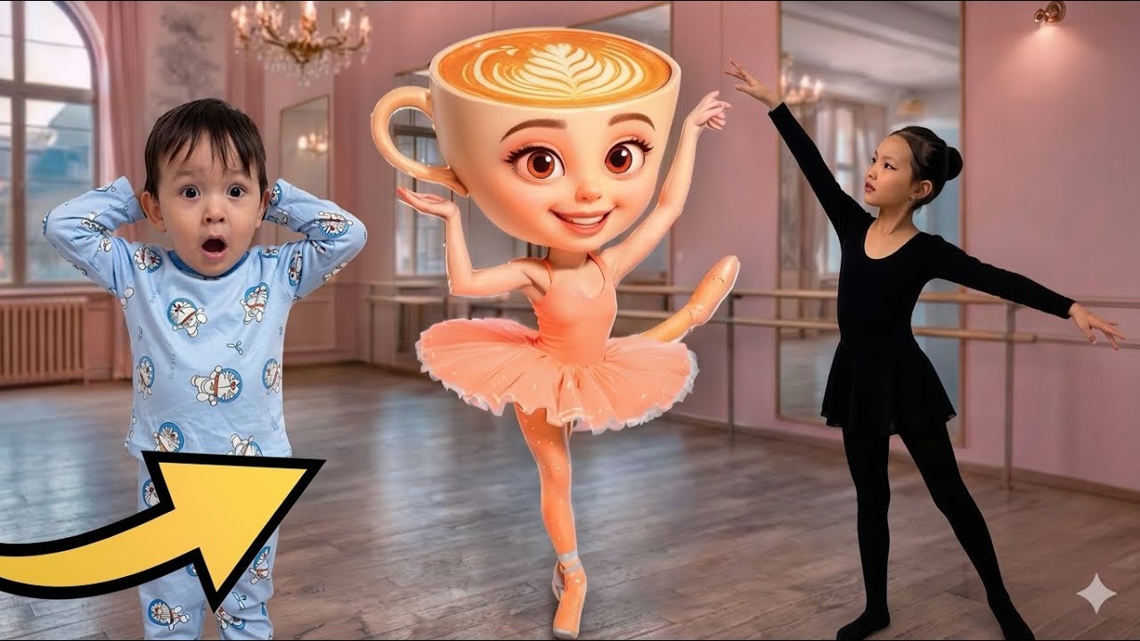 Біздің үйге балерина капучино келіп би үйретті 😱😍🔥