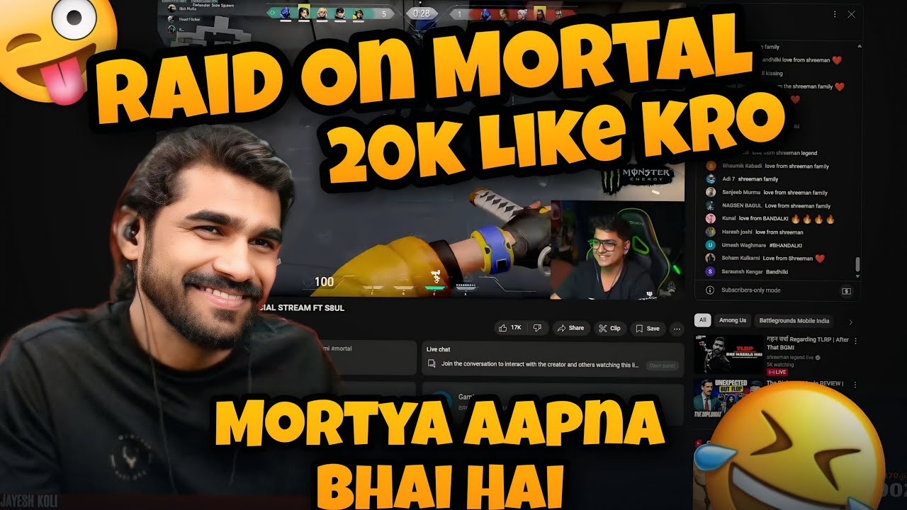 Shreeman Legend Raid On Mortal 🔥 Funny Moments