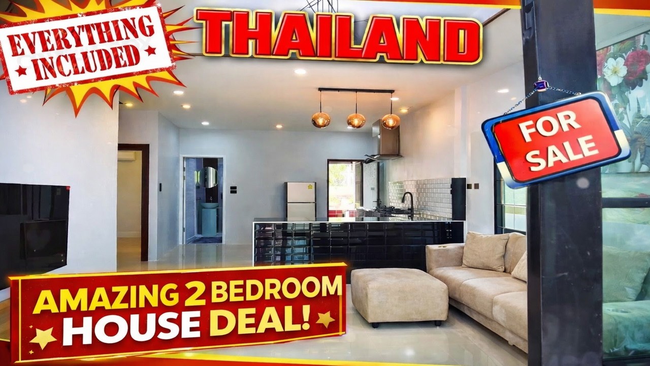 2 Bedroom House For Sale In THAILAND $54K/1.85m Baht (everything included) -Tart's Bedroom Update!