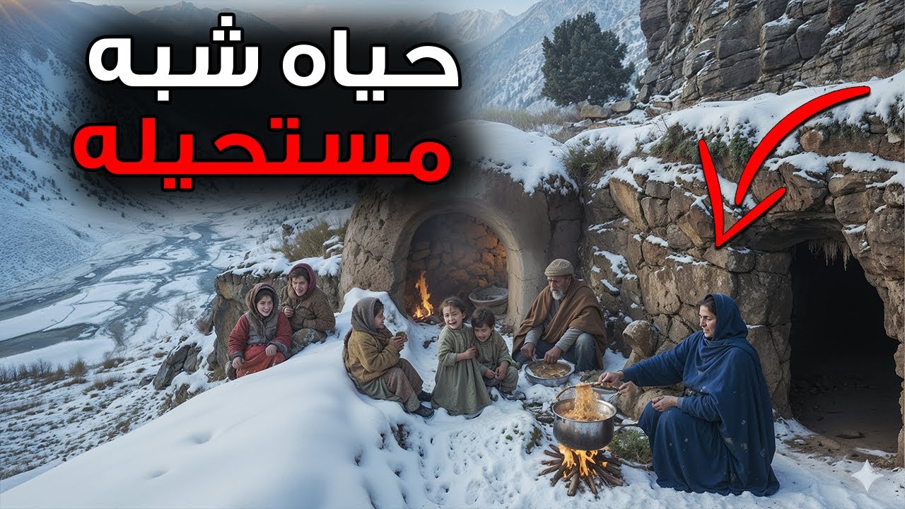 البقاء في أبرد قرية في أفغانستان: الطهي التقليدي والحياة اليومية في شتاء قاسٍ للغاية