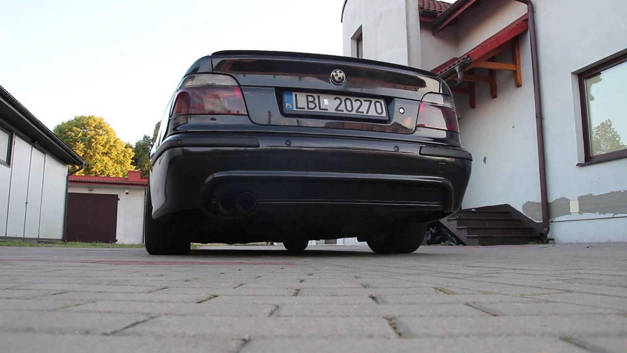 BMW e39 M57D30 530D Custom exhaust