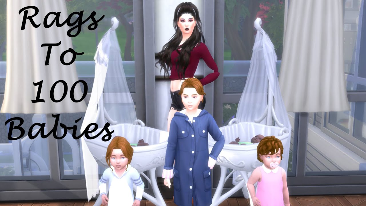 #57 She recruited the kids! | Sims 4 | Rags to 100 Baby Challenge