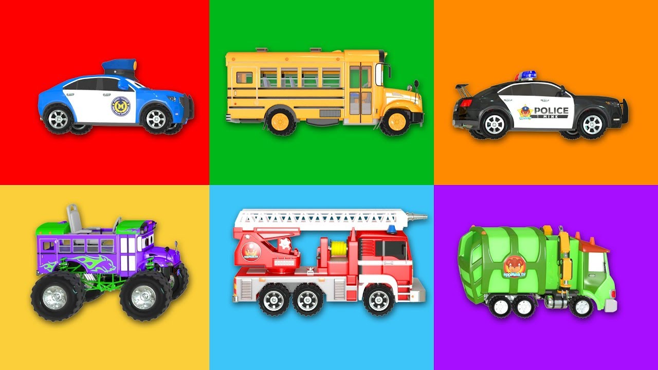 #appMink Police Car catch Evil Bus | Fire Rescue | Easter Egg Hunting