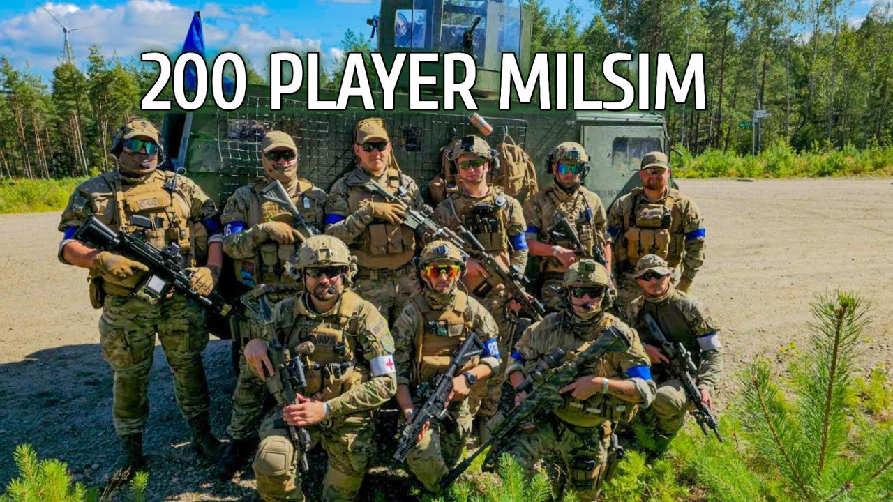 200 PLAYERS MILSIM WAR EVENT - SWEDEN AIRSOFT - PART 1 - PRE GAME