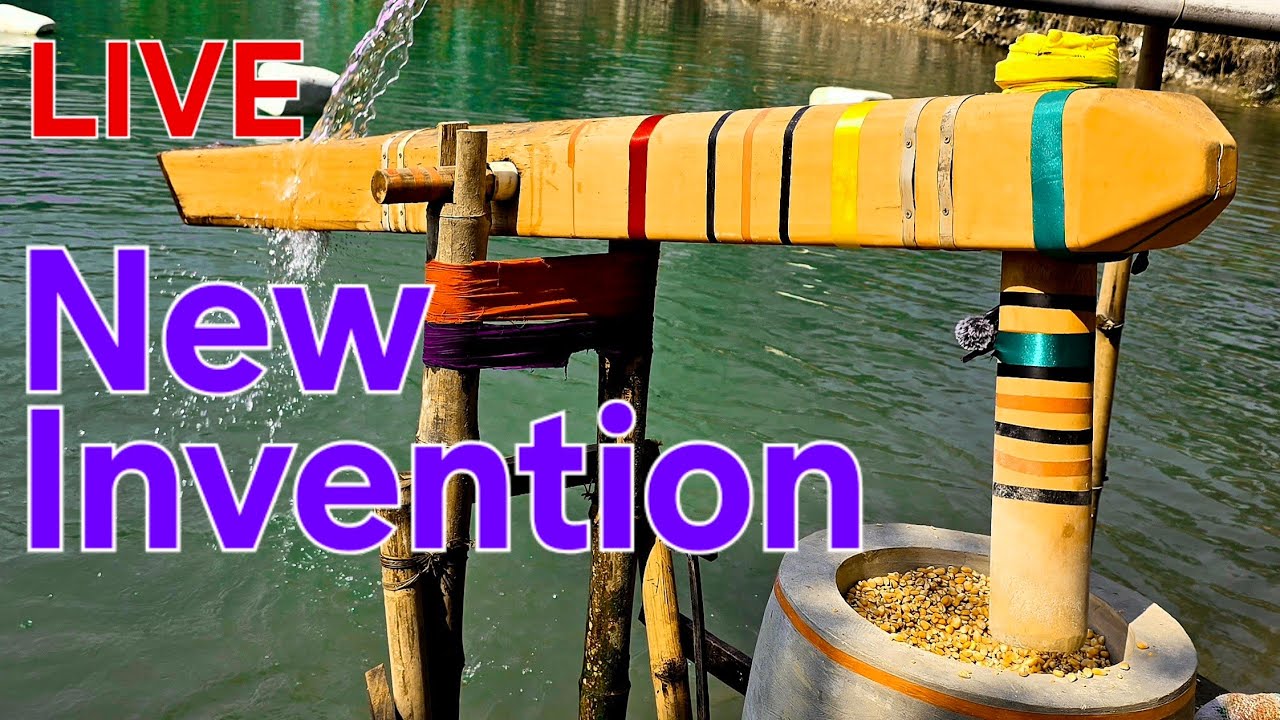 water powered by corn grinder mill EP- 199 | @sabujhossainbd