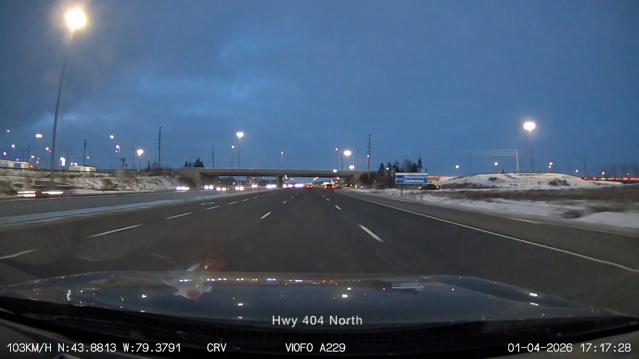 Relaxing Drive: Ottawa to Markham (Piano Music)