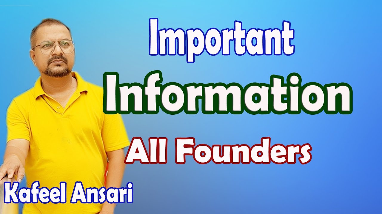 #onpassive Important Information All Founders 08-03-2026 ll Bisma Production