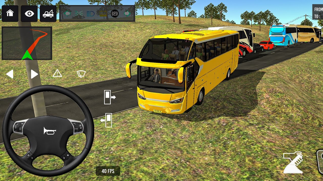 🎉Bus simulator: 3D Bus Games: Bus simulator !! New euro coach😂🚙!! New Bus Simulator indonesia #games