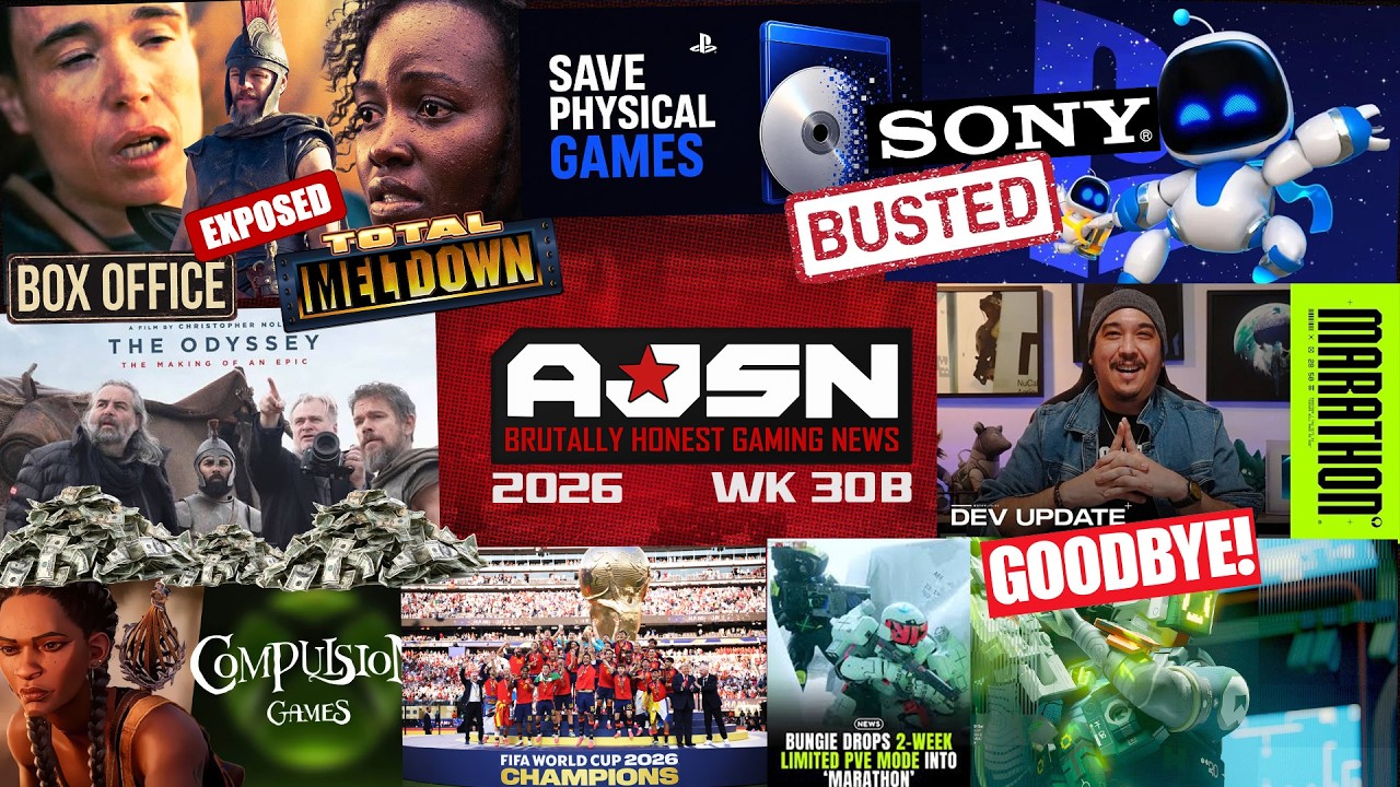 AJSN WK30B - &laquo;Одиссея&raquo; покоряет кассовые сборы, Sony уличена в использовании ботов!, Marathon Lea...