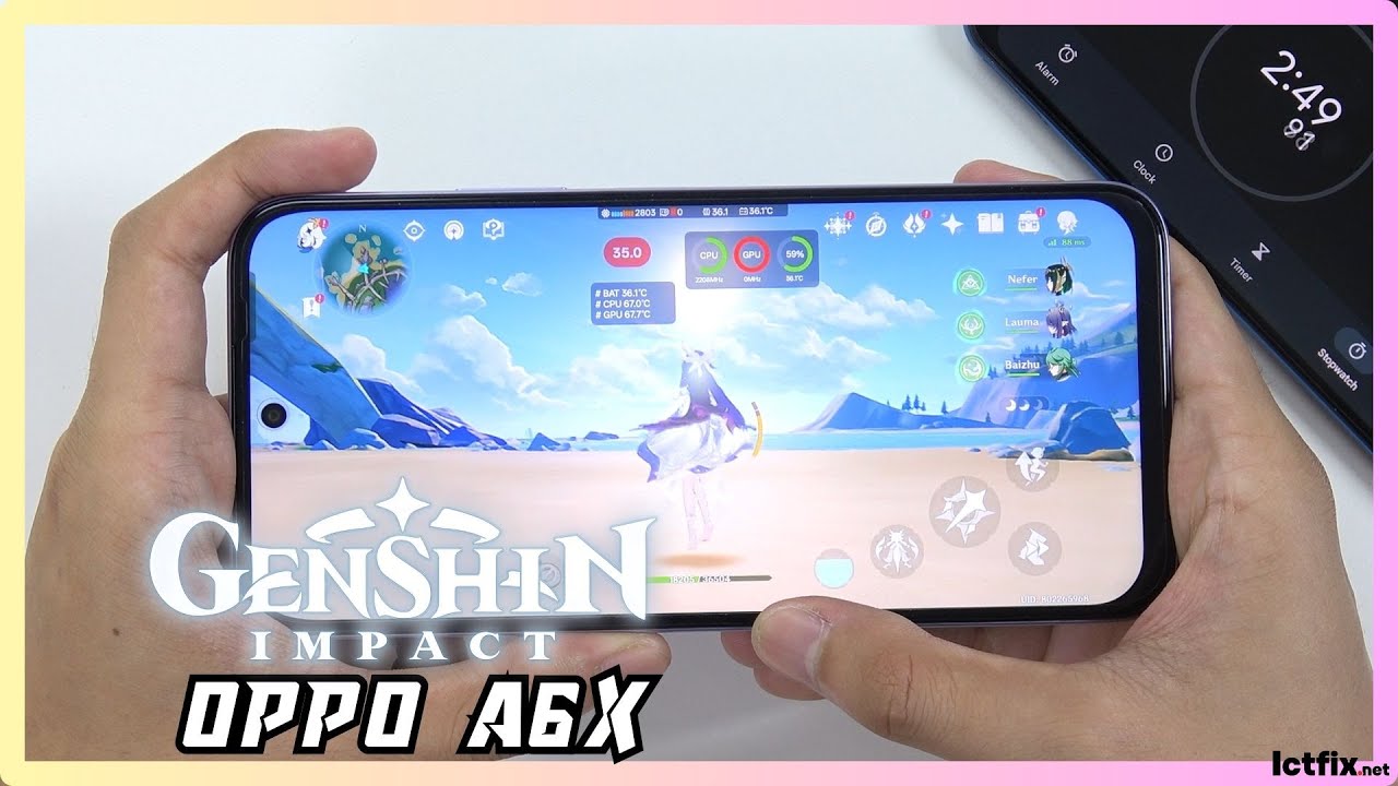 OPPO A6X Genshin Impact Gaming Test | Snapdragon 685 | 120Hz Display