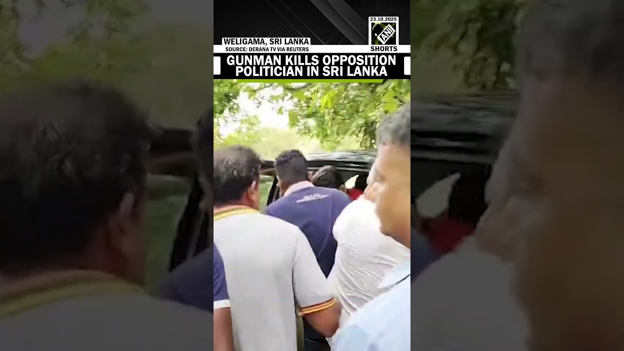 Gunman kills opposition politician Lasantha in Sri Lanka, say police; Manhunt for suspect underway