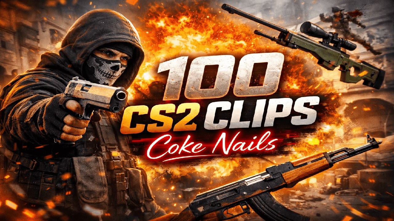 CS2 – 100 Clips in 1 Video | Coke Nails
